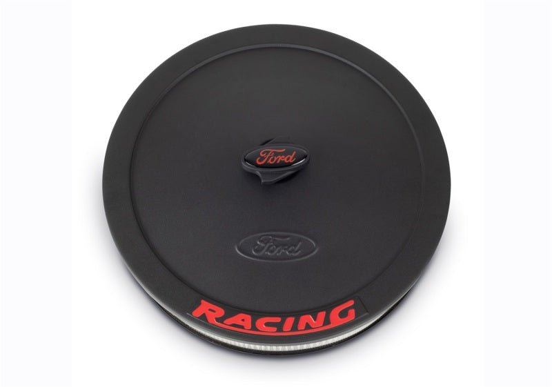 Ford Racing - Ford Racing Air Cleaner Kit - Black Crinkle Finish w/ Red Emblem - Demon Performance