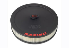 Ford Racing - Ford Racing Air Cleaner Kit - Black Crinkle Finish w/ Red Emblem - Demon Performance