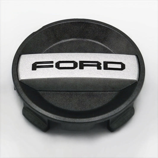 Ford Racing - Ford Racing Car Black and Chrome Wheel Cap - Demon Performance