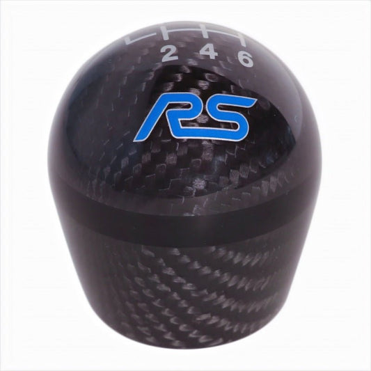 Ford Racing - Ford Racing Focus RS Black Carbon Fiber Shift Knob 6 Speed - Demon Performance