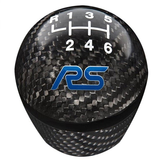 Ford Racing - Ford Racing Focus RS Black Carbon Fiber Shift Knob 6 Speed - Demon Performance
