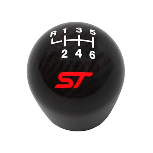 Ford Racing - Ford Racing Focus ST Black Carbon Fiber Shift Knob 6 Speed - Demon Performance