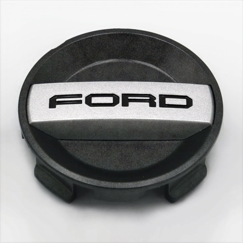 Ford Racing - Ford Racing Ford Truck/SUV Black And Chrome Wheel Center Cap Kit - Demon Performance