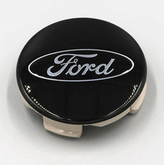 Ford Racing - Ford Racing Ford Truck/SUV Black And Chrome Wheel Center Cap Kit - Demon Performance