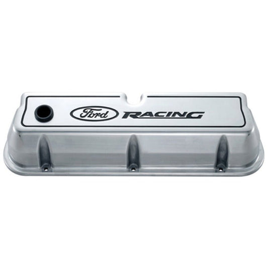 Ford Racing - Ford Racing Logo Die - Cast Black Valve Covers Polished - Demon Performance