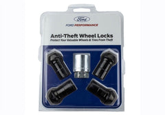 Ford Racing - Ford Racing M14 x 1.5 Black Security Lug Nut Kit - Set of 4 - Demon Performance