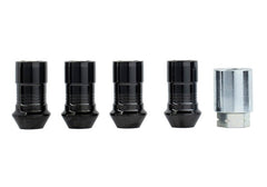 Ford Racing - Ford Racing M14 x 1.5 Black Security Lug Nut Kit - Set of 4 - Demon Performance