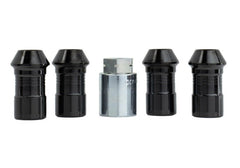 Ford Racing - Ford Racing M14 x 1.5 Black Security Lug Nut Kit - Set of 4 - Demon Performance