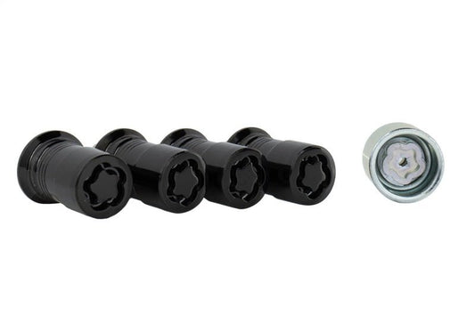 Ford Racing - Ford Racing M14 x 1.5 Black Security Lug Nut Kit - Set of 4 - Demon Performance