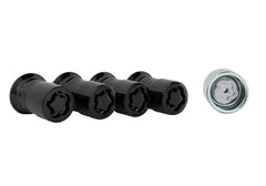 Ford Racing - Ford Racing M14 x 1.5 Black Security Lug Nut Kit - Set of 4 - Demon Performance