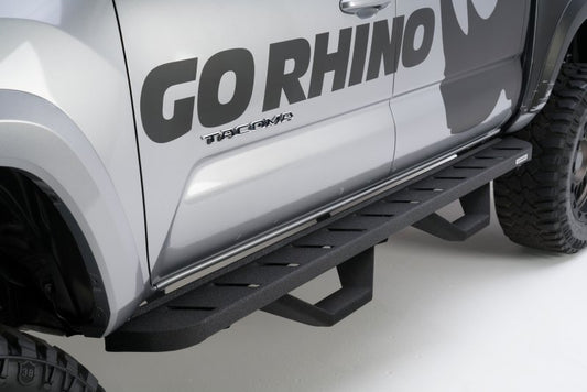 Go Rhino - Go Rhino 09 - 14 Dodge Ram 1500 RB10 Complete Kit w/RB10 + Brkts + 2 RB10 Drop Steps - Demon Performance