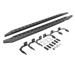 Go Rhino - Go Rhino 10 - 22 Ram 2500/3500HD Crew Cab 4DR RB20 Slim Running Boards Kit (w/Brackets) - Bedliner Ct - Demon Performance
