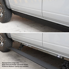 Go Rhino - Go Rhino 11 - 18 Ram 1500 CC / 09 - 10 Ram 1500 CC 4dr E - BOARD E1 Running Board Kit - Bedliner Coat - Demon Performance