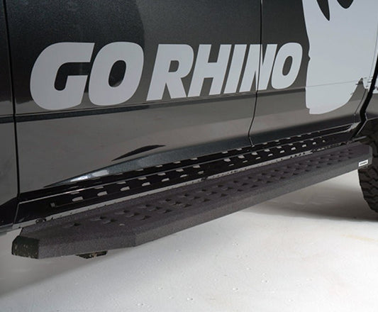 Go Rhino - Go Rhino 19 - 20 Ram 1500 RB20 Complete Kit w/RB20 + Brkts + 2 RB20 Drop Steps - Demon Performance