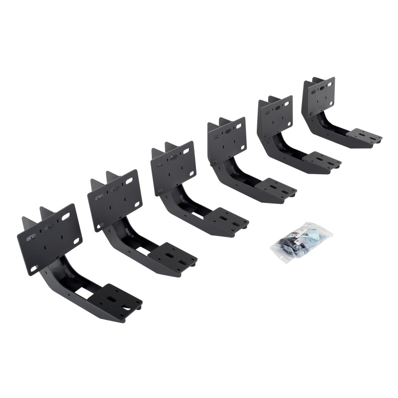 Go Rhino - Go Rhino 19 - 22 Ram 1500 Crew Cab 4DR Mounting Brackets (V - Series V3/RB10 Slim/RB20 Slim) - Tex. Blk - Demon Performance