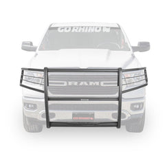 Go Rhino - Go Rhino 19 - 24 Ram 1500 3100 Series StepGuard Center Grille + Brush Guards - Tex. Black - Demon Performance