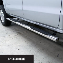 Go Rhino - Go Rhino 4in OE Xtreme SideSteps - Stainless Steel - 87in - Demon Performance