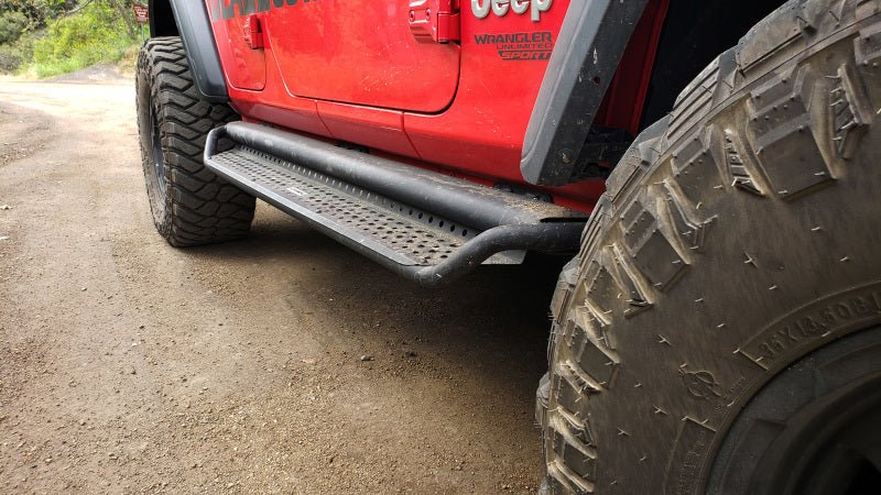 Go Rhino - Go Rhino Dominator Extreme D1 Side Steps - Tex Blk - 80in - Demon Performance