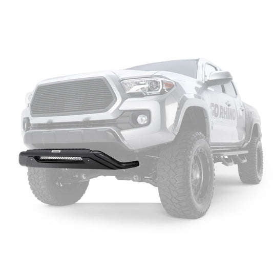 Go Rhino - Go Rhino RC3 LR Bull Bar Light - Ready Skid Plate (Front Guard ONLY No Lights/Brackets) - Tex. Blk - Demon Performance