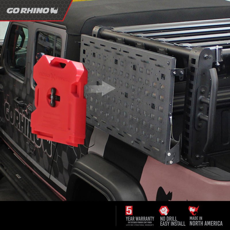 Go Rhino - Go Rhino XRS Accessory Gear Table for Full - Sized Trucks (Mounts to 5952000T) - Tex. Blk - Demon Performance