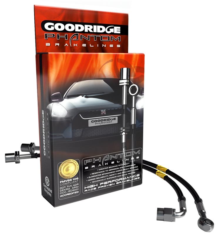 Goodridge - Goodridge 09 - 16 Nissan GTR R - 35 Phantom Stainless Steel Brake Lines - Demon Performance