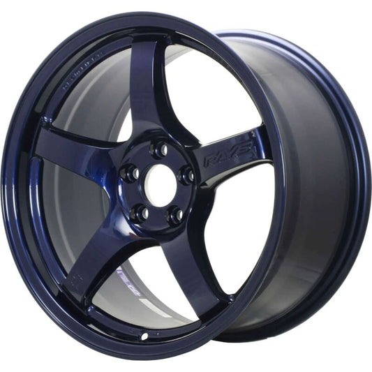 Gram Lights - Gram Lights 57CR 18x935 +22 5 - 114.3 Eternal Blue Pearl Wheel - Demon Performance