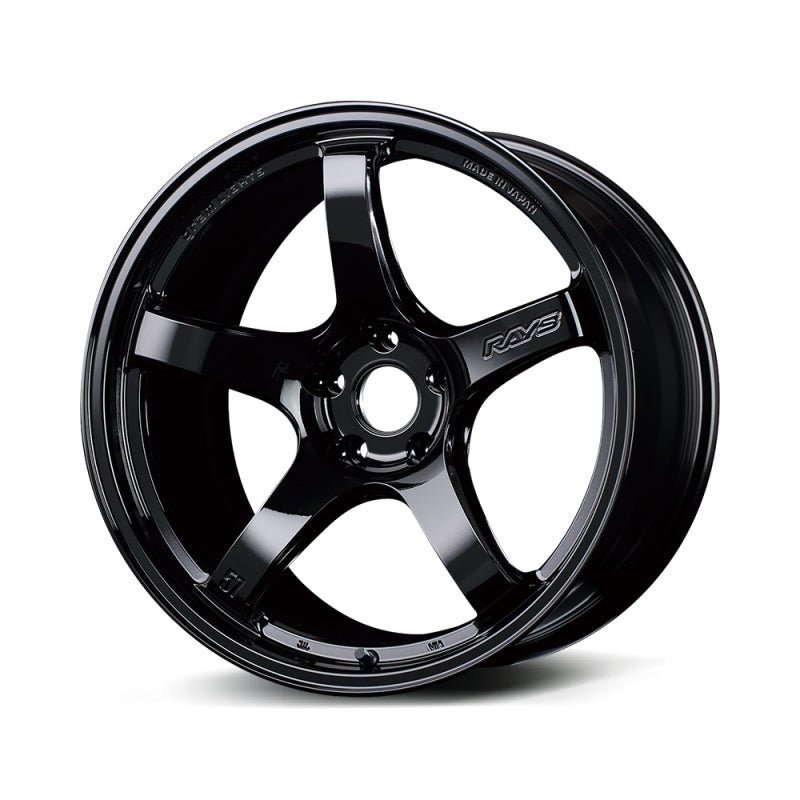 Gram Lights - Gram Lights 57CR 18x9.5 +38 5 - 100 Glass Black Wheel (Minimum Order Qty 20) - Demon Performance