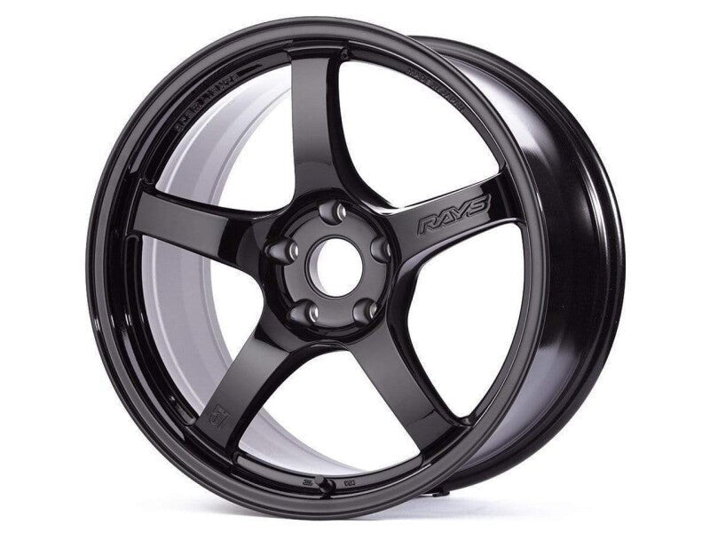Gram Lights - Gram Lights 57CR 18x9.5 +38 5 - 114.3 Glass Black Wheel (Min Order Qty Of 20) - Demon Performance