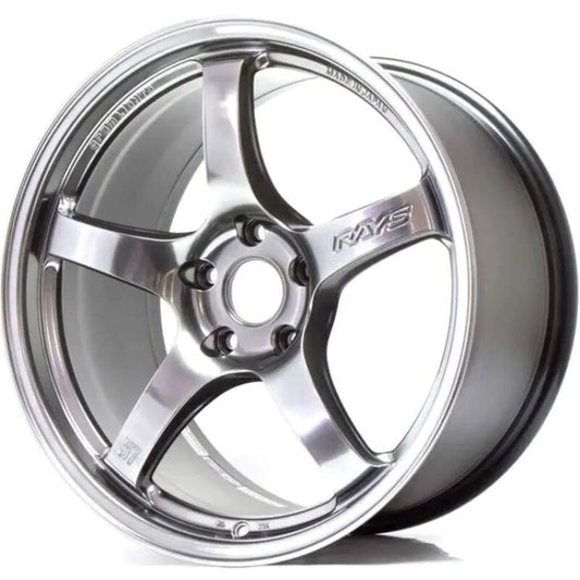 Gram Lights - Gram Lights 57CR 19x9.5 +25 5x112 Grace Silver Wheel - Demon Performance