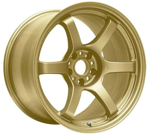 Gram Lights - Gram Lights 57DR 15x8.0 +35 4 - 100 Gold Wheel - Demon Performance