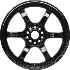 Gram Lights - Gram Lights 57DR 18x9.5 +38 5 - 100 Glass Black Wheel (Min Order Qty 20) - Demon Performance