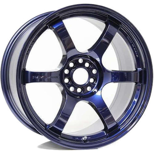 Gram Lights - Gram Lights 57DR 18x9.5 +38 5 - 114.3 Eternal Blue Pearl Wheel (Min Order Qty 20) - Demon Performance