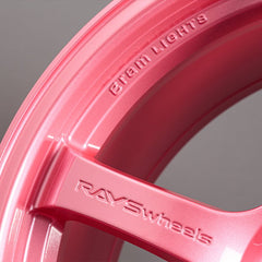 Gram Lights - Gram Lights 57DR 18x9.5 +38 5x100 Sakura Pink Wheel (w/ Center Cap & No. 21 BK Air Valve) - Demon Performance