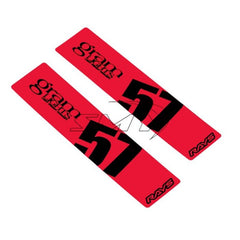 Gram Lights - Gram Lights 57DR/57CR Spoke Sticker Red (2 PCS) - Demon Performance
