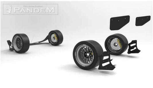 GReddy - GReddy 2012+ Scion FR - S Pandem Wide Body V3.5 Rear Canards - Demon Performance