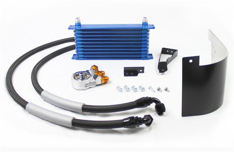 GReddy - GReddy 2017-2019 Honda Civic Type-R NS1010G 10 Row Oil Cooler Kit - Demon Performance