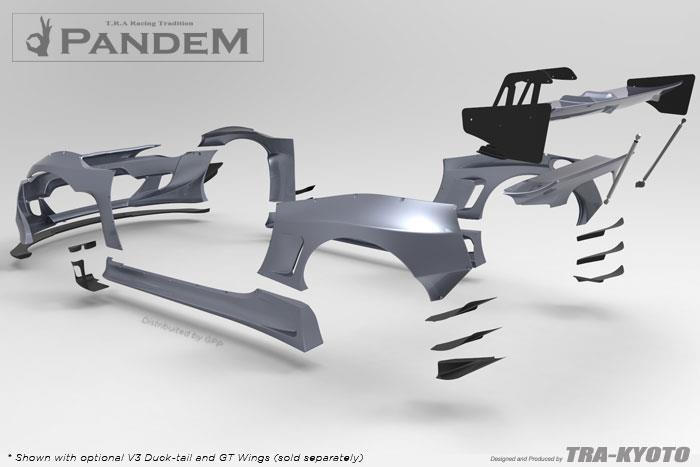 GReddy - GReddy 86/FRS/BRZ V3.5 Pandem Front Splitter - Demon Performance