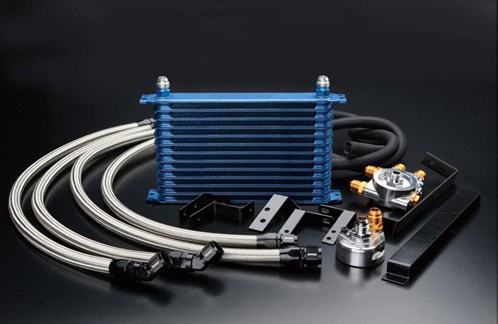 GReddy - GReddy 89 - 94 Nissan Skyline GT - R (BNR32) 13 Row Oil Cooler Kit w/ Oil Filter Relocation - Demon Performance