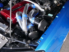 GReddy - GReddy 95-02 Nissan Skyline GT-R BCNR33/BNR34 Twin Airinx AY-S Intake Kit w/ 80mm Z32 Airflow Meters - Demon Performance