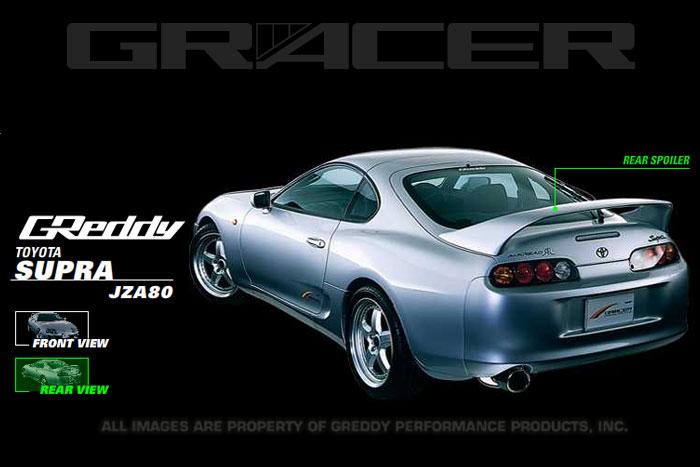 GReddy - GReddy Aero 1993-1997 Toyota Supra JZA80 Rear Wing Spoiler - Demon Performance