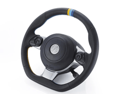 GReddy - GReddy All - Leather Steering Wheel w/ TRUST 3 Colored Stitching for ZN6 / ZC6 - Demon Performance