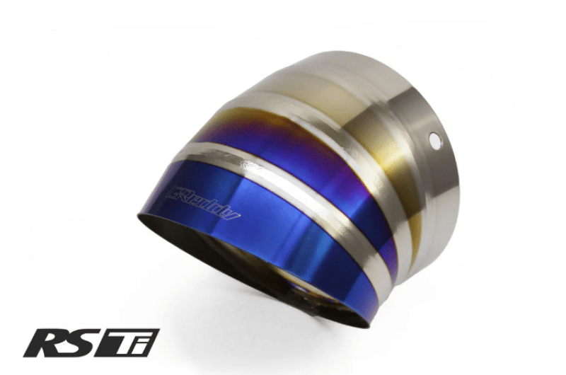 GReddy - GReddy Burnt Titanium Turndown Tip 115mm Diameter 120mm Length (for Revolution RS / RS - TI / RS - Race) - Demon Performance