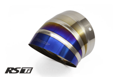 GReddy - GReddy Burnt Titanium Turndown Tip 115mm Diameter 170mm Length (for Revolution RS / RS - TI / RS - Race) - Demon Performance