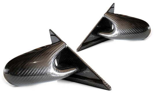 GReddy - GReddy Garage 95-98 Nissan Skyline GT-R Carbon Side Mirror R33 Set - Demon Performance