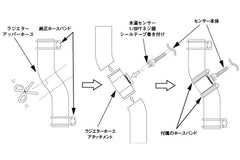 GReddy - GReddy Mazda Miata 4AG BP/B6 Radiator Hose 30mm Upper Water Temperature Adapter - Demon Performance