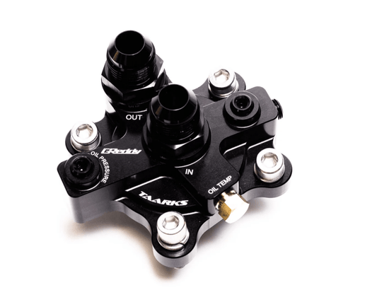 GReddy - GReddy RB26 OIL BLOCK ADAPTER BOLT-ON GPP X TAARKS - Demon Performance