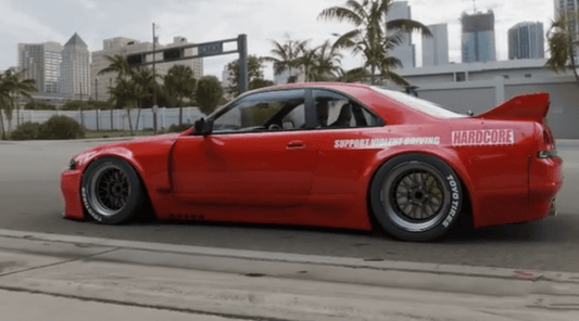 GReddy - GReddy Rocket Bunny 95-98 Nissan Skyline GT-R R33 Side Skirts - Demon Performance