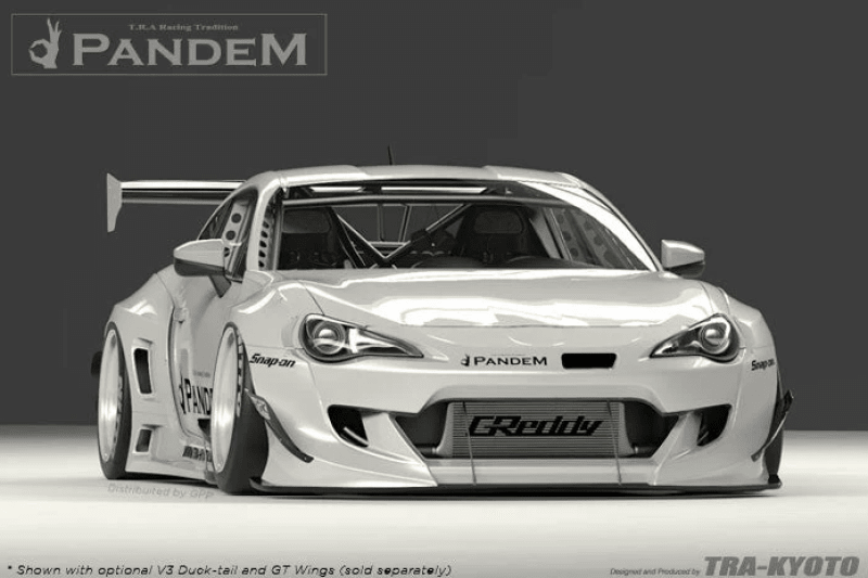 GReddy - GReddy Scion FR - S Pandem Wide Body V3 Front Canards - Demon Performance