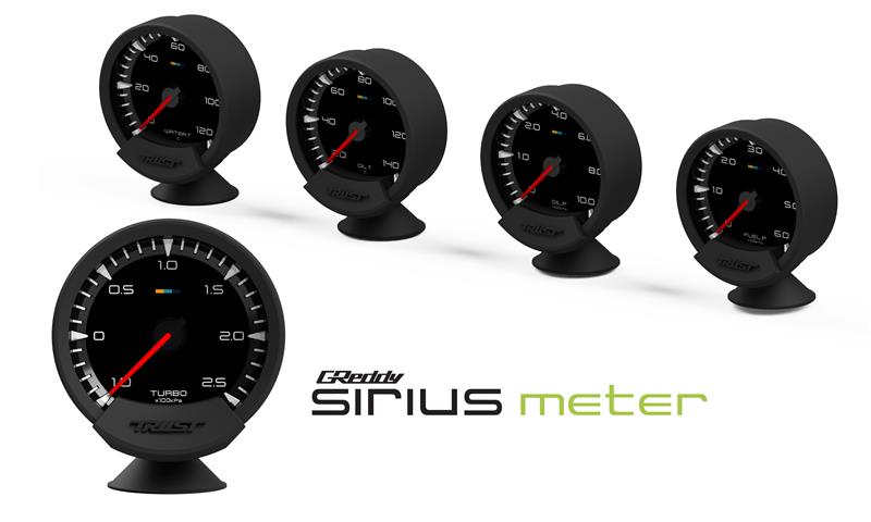 GReddy - GReddy Sirius Meter - Fuel Pressure 0/6.0kPa 74mm Analog Gauge (w/Fuel Press Sensor & Harness Set) - Demon Performance