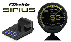 GReddy - GReddy Sirius Meter - Fuel Pressure 0/6.0kPa 74mm Analog Gauge (w/Fuel Press Sensor & Harness Set) - Demon Performance